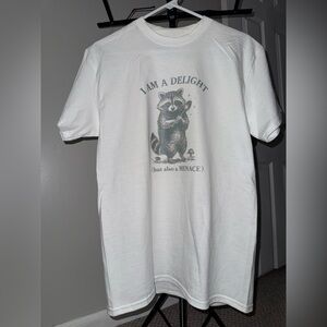 Charming White Graphic Tee